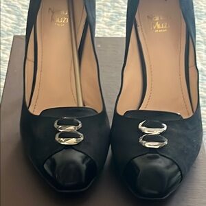 Nando Muzi Black Heels Elegant Design